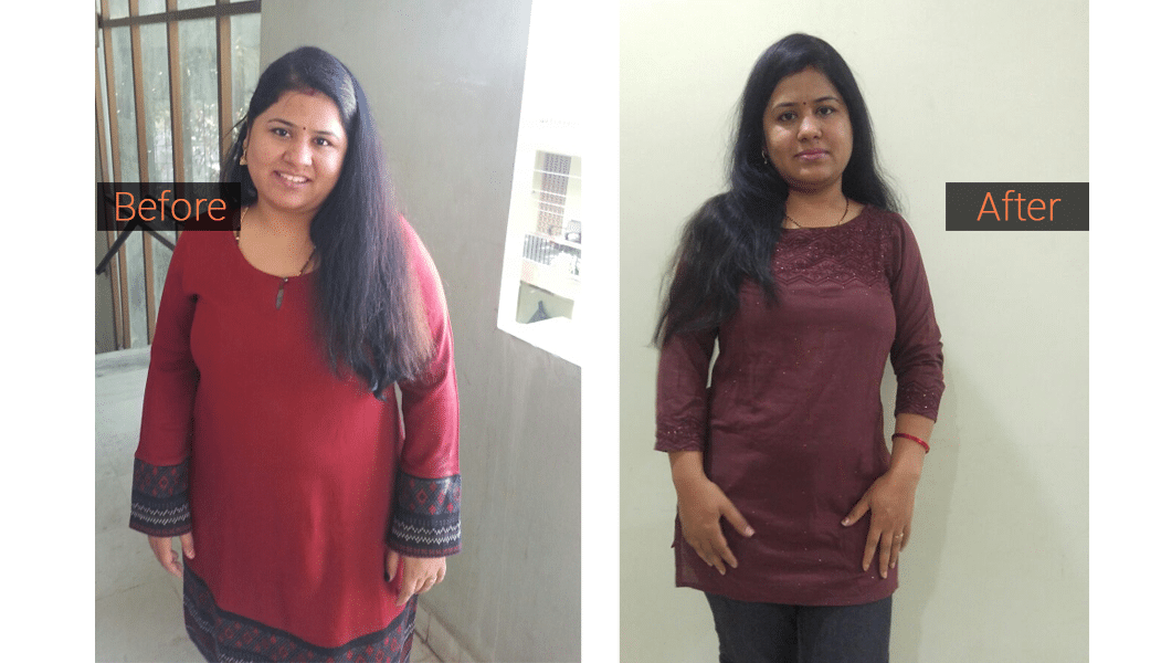 I lost 12.5 kg in 8 months