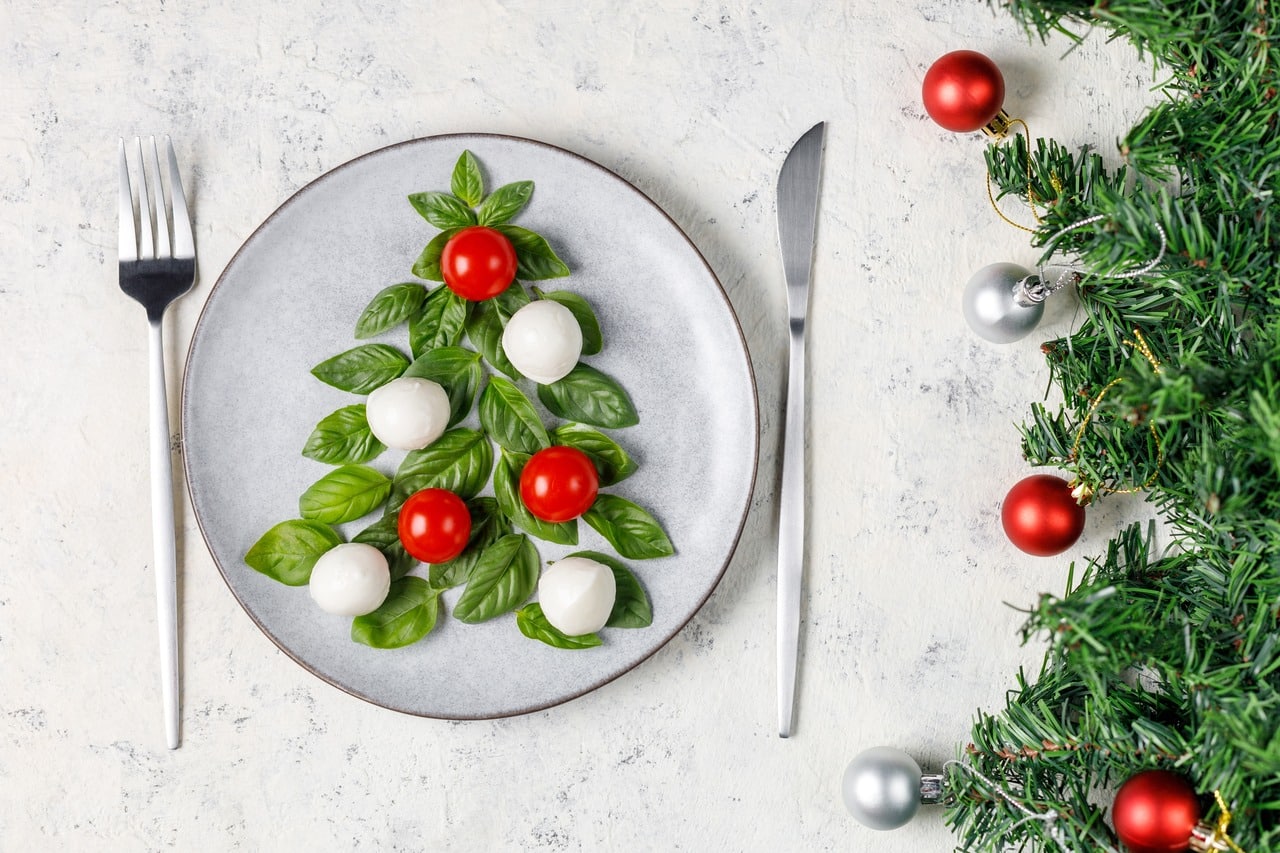 The Christmas menu under 1,200 calories