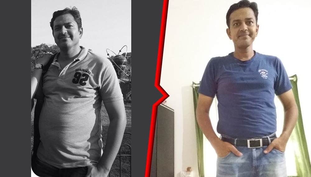 Amarendra Sinha – Made the shift from a sedentary to an active lifestyle and lost weight