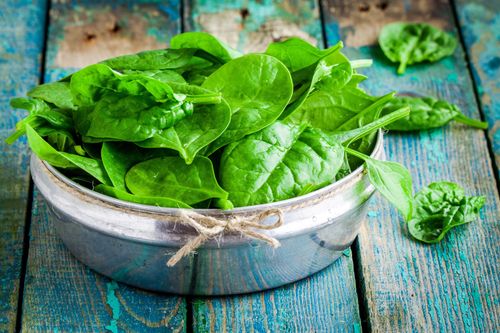 green leafy vegetables