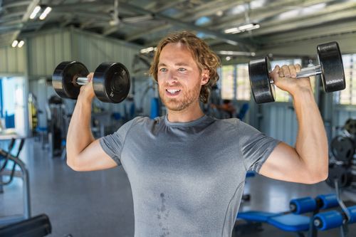 Dumbbell shoulder press