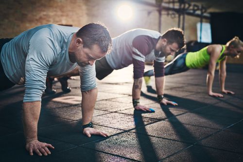 Push ups at home