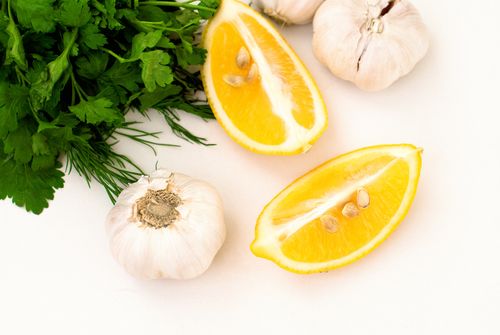 Garlic and lemon