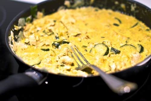 curry de courgettes au lait de coco