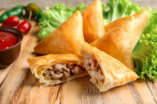 Baked samosa