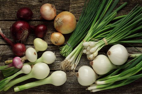 Types of onions