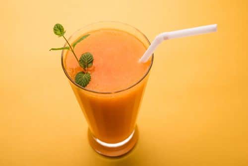 Muskmelon-Mint Slush