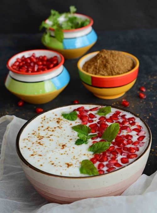 Pomegranate and Mint Raita