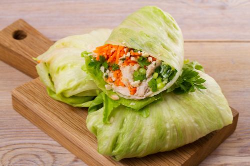 carrot lettuce wrap