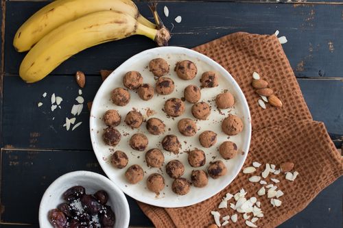 Bouchées de dattes au chocolat