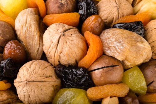 Nuts and dried fruits