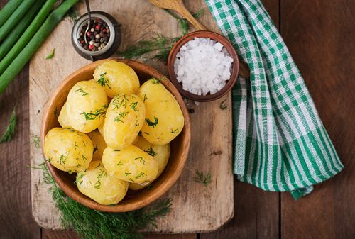 Boiled potatoes