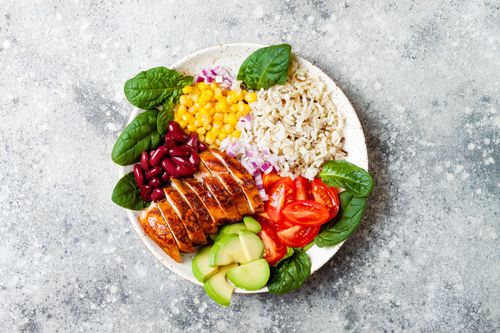 Chicken, Rice, and Vegetables