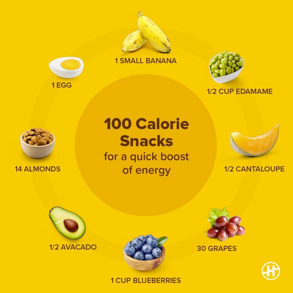 Đồ ăn nhẹ dưới 100 calo