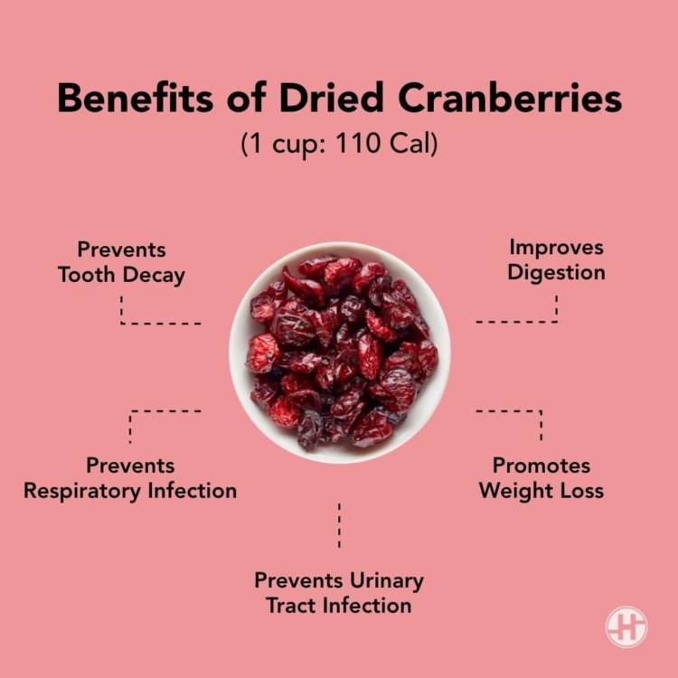 Dried Cranberries Benefits, Nutrition, & Recipes HealthifyMe