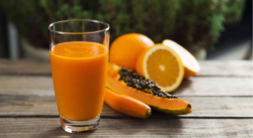 Orange Papaya Juice 1