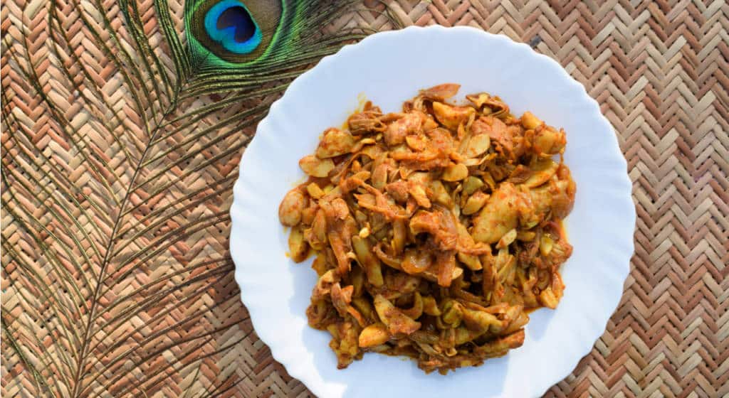 Raw Jackfruit Poriyal