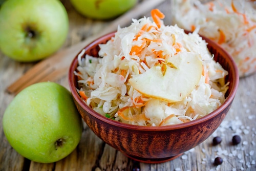 Apple sauerkraut