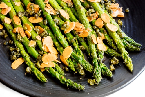 Roasted Asparagus with Almonds