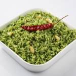 palak rice