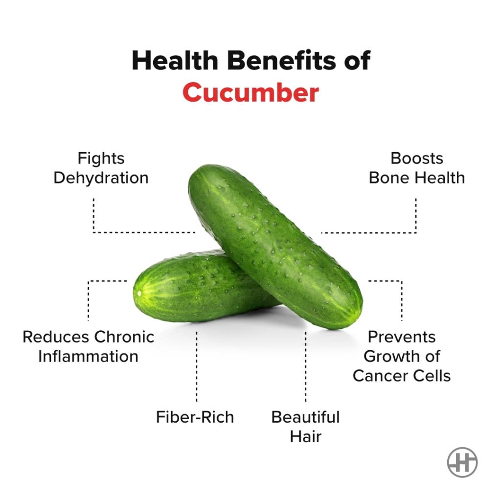 12 Health Benefits of Eating Cucumber HealthifyMe