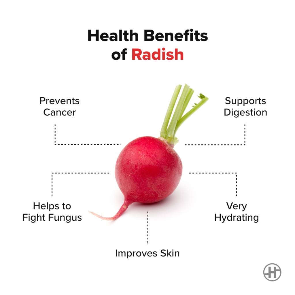 Health Benefits of Radish 1