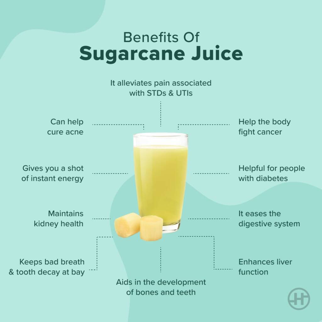 Health Benefits of Sugarcane Juice