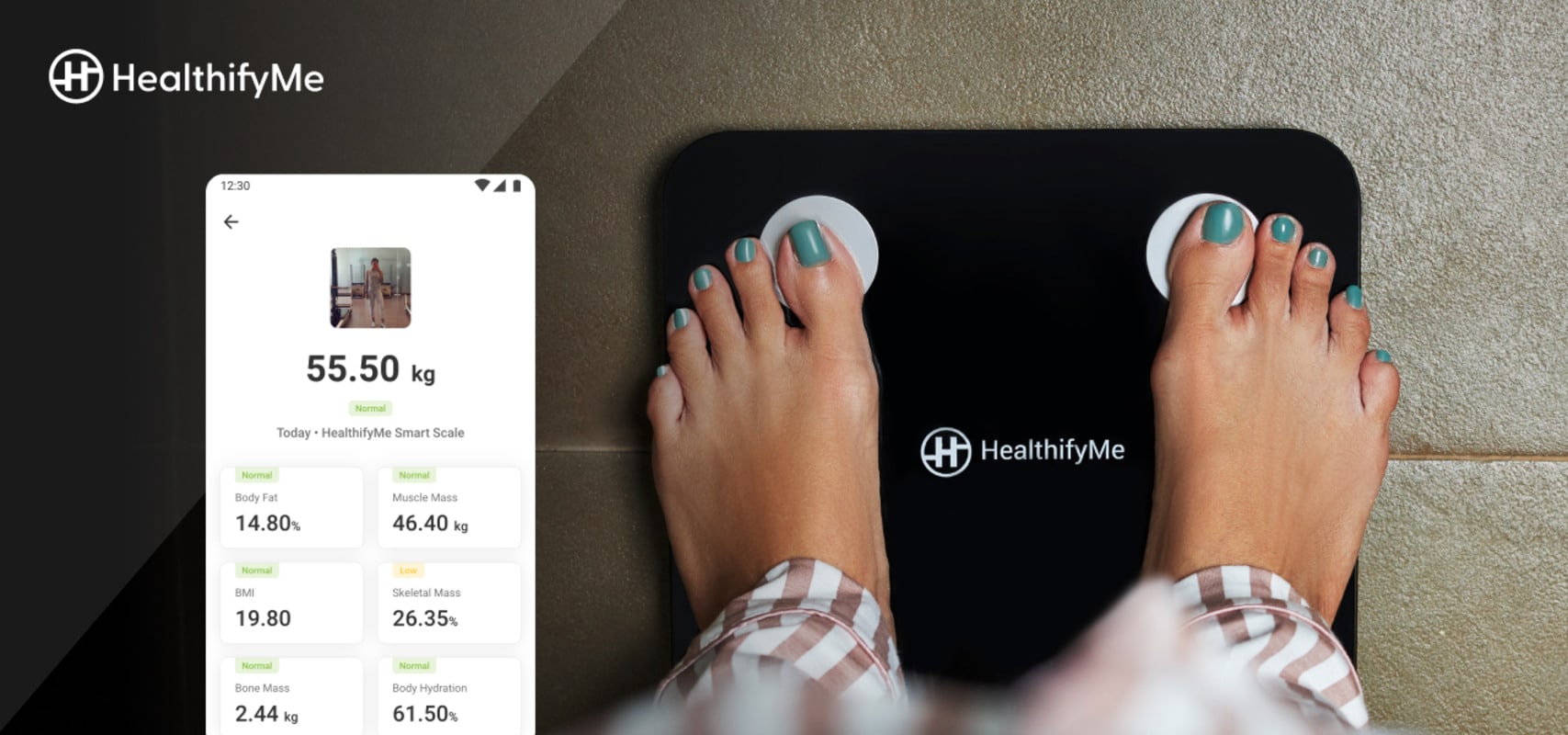 BMI Smart Scales - Digital Weight and Body Fat Scale - Track Your Fitness Progress with Our Body Analyzer Scale - Know Your Body Composition and Vital