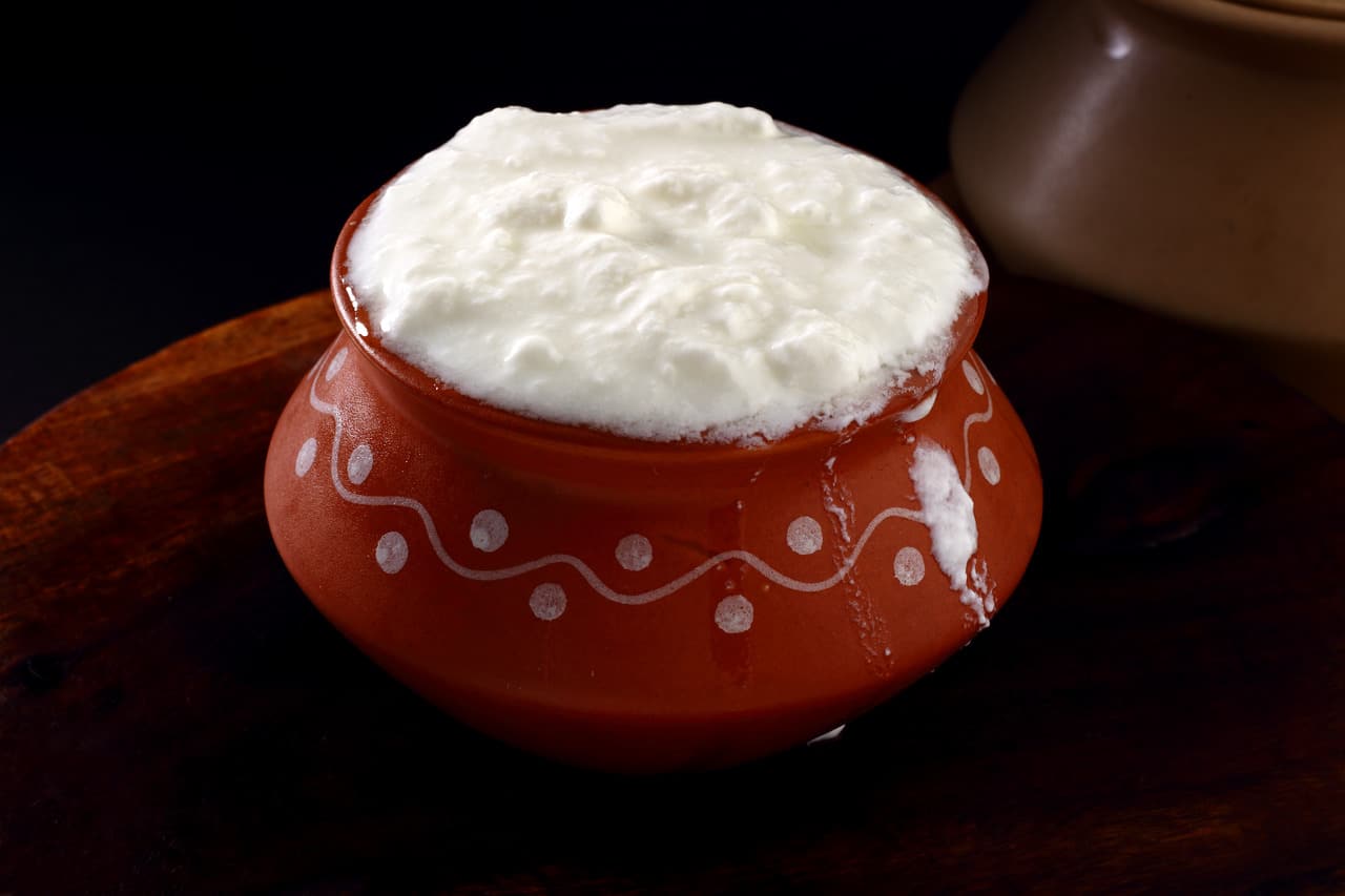 Bowl of curd