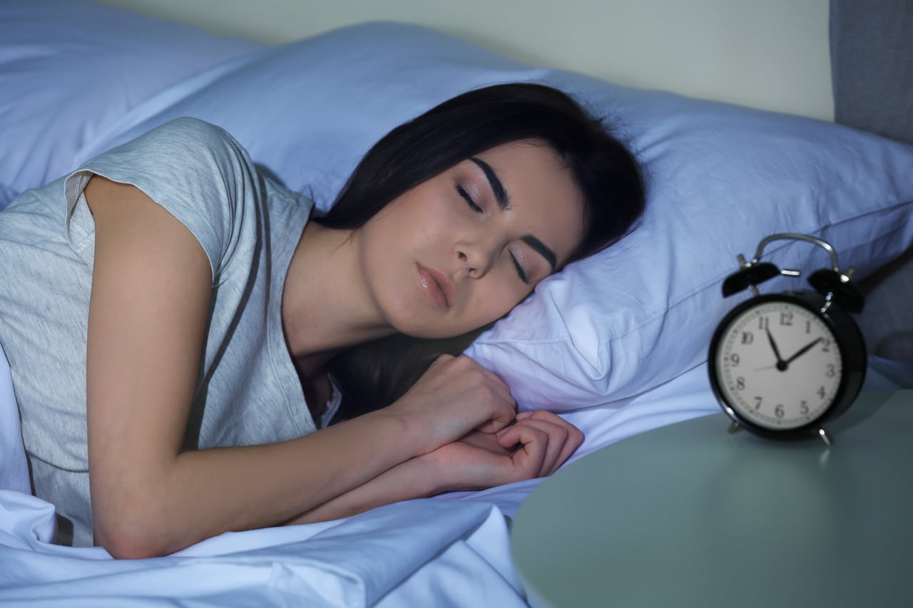 Image of a girl sleeping